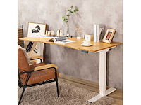 Verstelbaar elektrisch bureau 140 x 70 cm - afbeelding 6 van  12