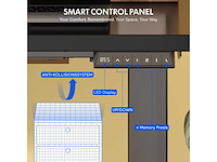 Verstelbaar elektrisch bureau 140 x 70 cm - afbeelding 9 van  12