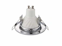 Verstelbaar gu10 inbouwarmatuur – zilver – (100x) - afbeelding 5 van  6