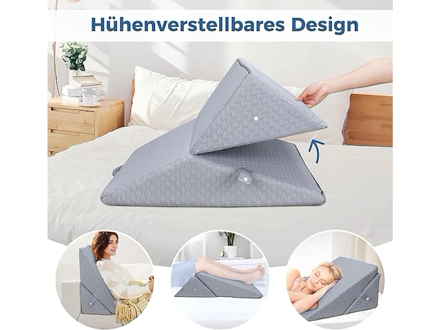 Verstelbaar wigvormig kussen - afbeelding 2 van  4