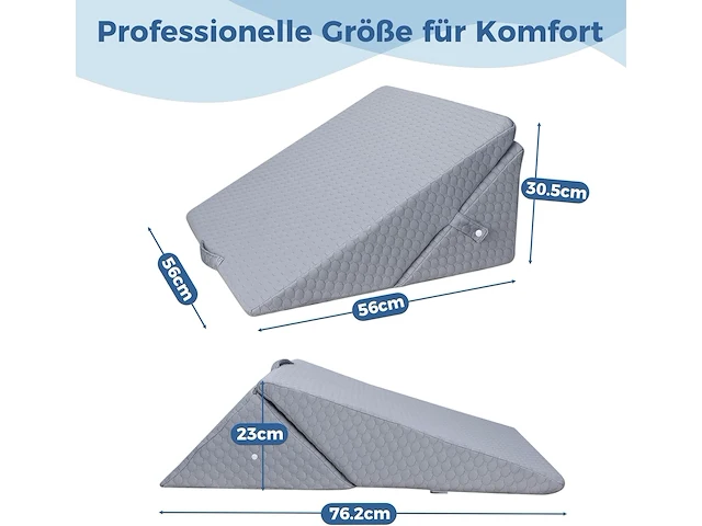 Verstelbaar wigvormig kussen - afbeelding 3 van  4