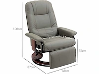 Verstelbare fauteuil - voetsteun - afbeelding 4 van  6