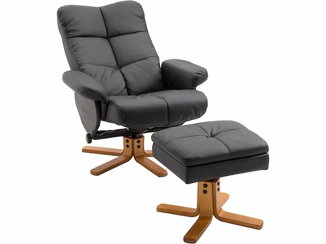 Verstelbare fauteuil lounge chair - voetensteun - afbeelding 2 van  9