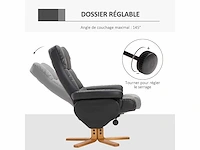 Verstelbare fauteuil lounge chair - voetensteun - afbeelding 4 van  9