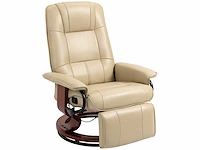 Verstelbare fauteuil met verstelbare voetsteun en 360° draaibaar - afbeelding 3 van  8