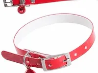 Verstelbare hondenhalsband met bel 30cm 10 stuks - afbeelding 1 van  1