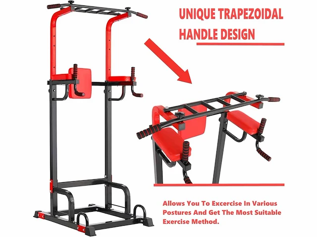 Verstelbare optrekstang, power tower - verstelbaar - afbeelding 6 van  7