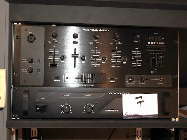 Versterker jbc ax400 plus mixer american audio q-2411 pro - afbeelding 2 van  2