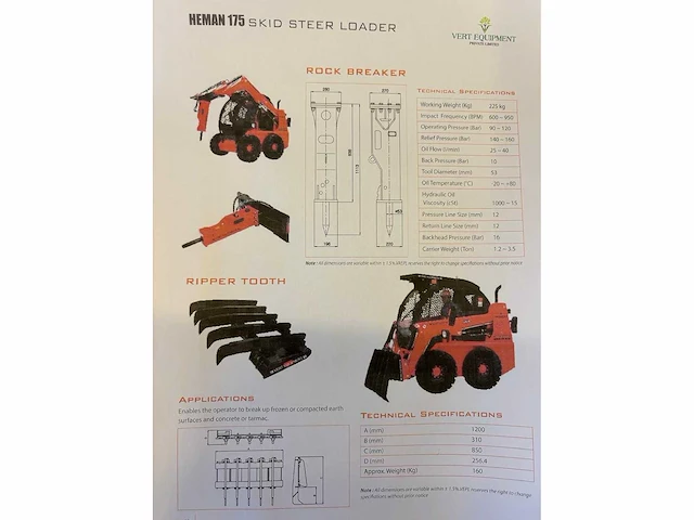Vert equipment - 2023 - heman 175 mk1 - schranklader - afbeelding 13 van  20
