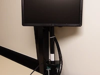 Vertical mounted dual monitor base, with 1x 17" dell monitor - afbeelding 1 van  3