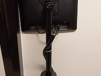 Vertical mounted dual monitor base, with 1x 17" dell monitor - afbeelding 2 van  3