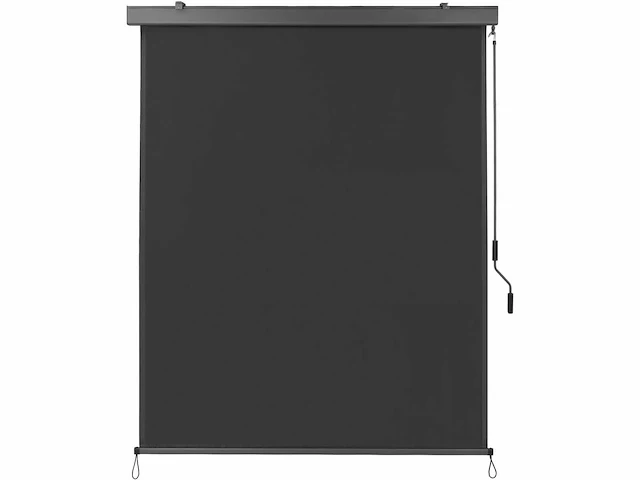 Verticale balkonluifel, 160x250cm - grijs - afbeelding 2 van  5