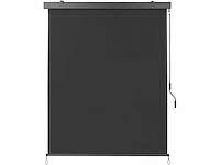 Verticale balkonluifel, 160x250cm - grijs - afbeelding 2 van  5
