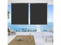 Verticale balkonluifel, 160x250cm - grijs - afbeelding 5 van  5