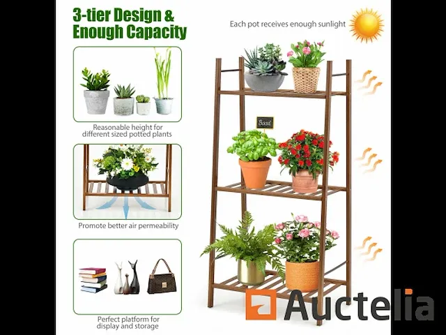Verticale steun voor bamboe planten, rek - afbeelding 3 van  5