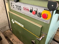 Vertongen fc 700 sicma kantenfreesmachine - afbeelding 4 van  6