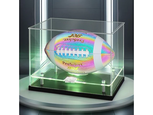 Vertoningsgeval acryl van het voetbal - afbeelding 1 van  4