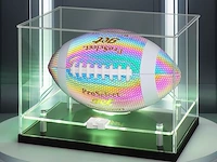 Vertoningsgeval acryl van het voetbal - afbeelding 1 van  4
