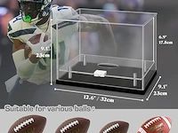 Vertoningsgeval acryl van het voetbal - afbeelding 3 van  4
