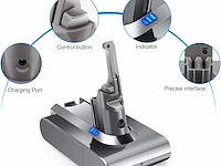 Vervangende batterij voor dyson v8 sv10 draadloze stofzuiger - afbeelding 3 van  4