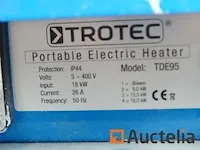 Verwarming bouwplaats op wielen trotec tde95 - afbeelding 4 van  6