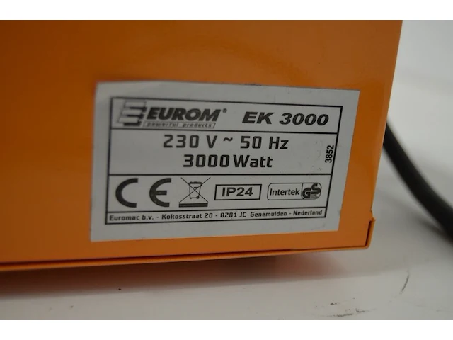 Verwarming eurom ek 3000 (21,24) - afbeelding 5 van  5
