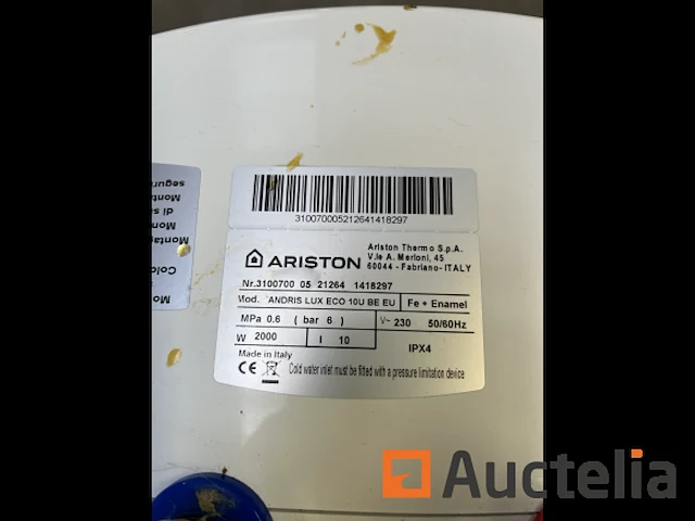 Verwarmingsketel ariston andris 10 lux eco - afbeelding 2 van  3