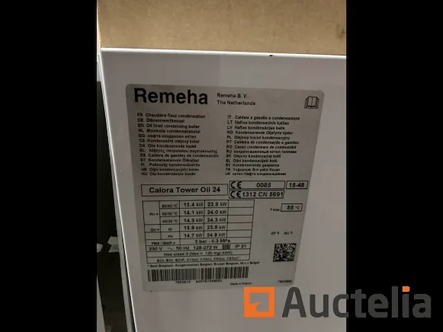 Verwarmingsketel cr remeha calora tower oil 24 - afbeelding 1 van  6
