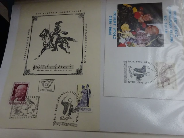 Verzameling oostenrijk in 2 schaubeck boeken begin tot 1987 postfris en gestempeld en met blokken - afbeelding 5 van  8