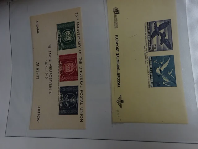 Verzameling oostenrijk in 2 schaubeck boeken begin tot 1987 postfris en gestempeld en met blokken - afbeelding 8 van  8