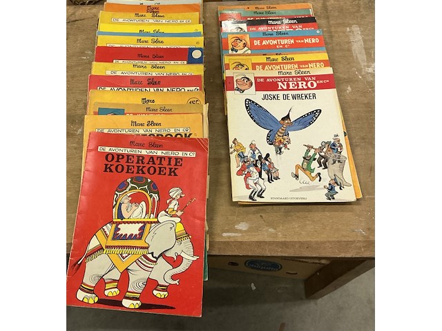 Verzameling stripe "nero" marc sleen - afbeelding 1 van  1