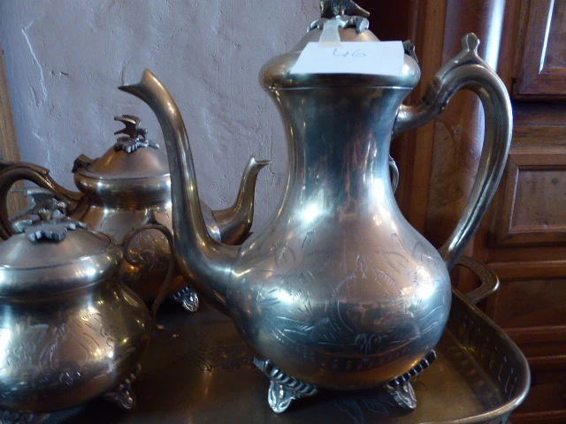 Verzilverd servies - afbeelding 3 van  4