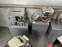 Verzilverde spaarpotten van o.a. zilverstad (18x) - afbeelding 6 van  12