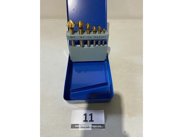 Verzinkboorset 6 dlg 6,3-8,3-10,4-12,4-16,5-20,5 - afbeelding 2 van  3