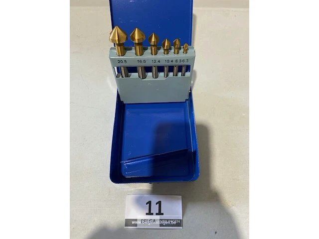 Verzinkboorset 6 dlg 6,3-8,3-10,4-12,4-16,5-20,5 - afbeelding 3 van  3