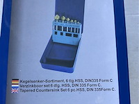 Verzinkboren set 6 delig stanford - afbeelding 4 van  4