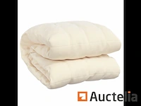 Verzwaringsdeken licht crème 138x200 cm 6 kg stof - afbeelding 2 van  3