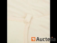 Verzwaringsdeken licht crème 220x235 cm 15 kg stof - afbeelding 2 van  4