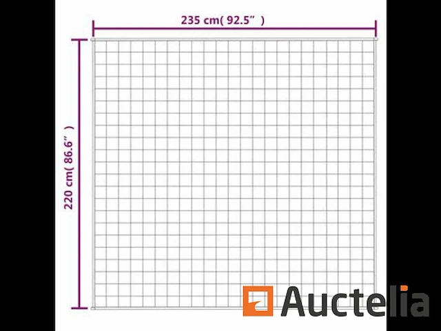 Verzwaringsdeken licht crème 220x235 cm 15 kg stof - afbeelding 4 van  4