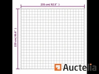 Verzwaringsdeken licht crème 220x235 cm 15 kg stof - afbeelding 4 van  4