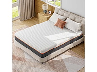 Vesgantti matras 90 x 200 cm in traagschuim met gel, dikte 26 cm - afbeelding 2 van  7