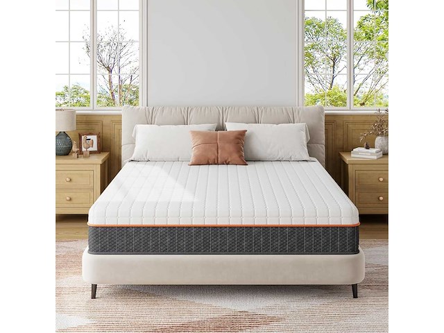 Vesgantti matras 90 x 200 cm in traagschuim met gel, dikte 26 cm - afbeelding 3 van  7