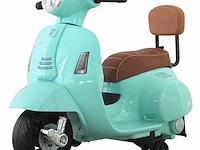 Vespa gts mini elektrische kinderscooter 6v - blauw - afbeelding 1 van  8