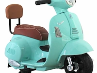 Vespa gts mini elektrische kinderscooter 6v - blauw - afbeelding 2 van  8