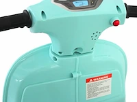 Vespa gts mini elektrische kinderscooter 6v - blauw - afbeelding 6 van  8