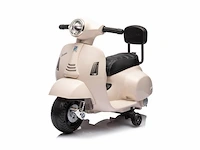 Vespa gts mini elektrische kinderscooter 6v - wit - afbeelding 1 van  5