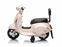 Vespa gts mini elektrische kinderscooter 6v - wit - afbeelding 2 van  5