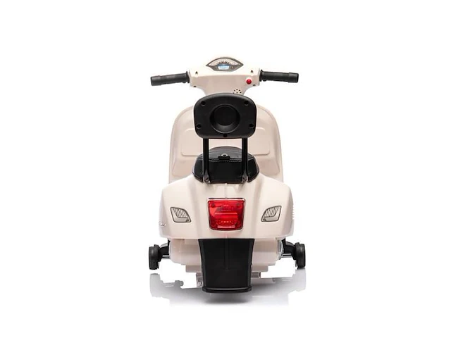 Vespa gts mini elektrische kinderscooter 6v - wit - afbeelding 4 van  5