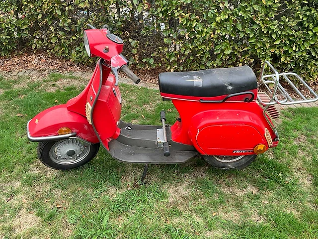 Vespa piaggio pk50xl rood - project - afbeelding 10 van  17