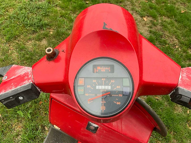 Vespa piaggio pk50xl rood - project - afbeelding 16 van  17